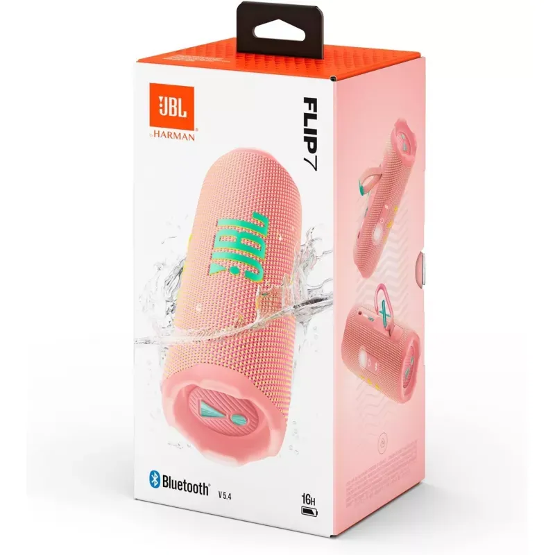 مكبر صوت JBL Flip 7 بلوتوث (وردي)