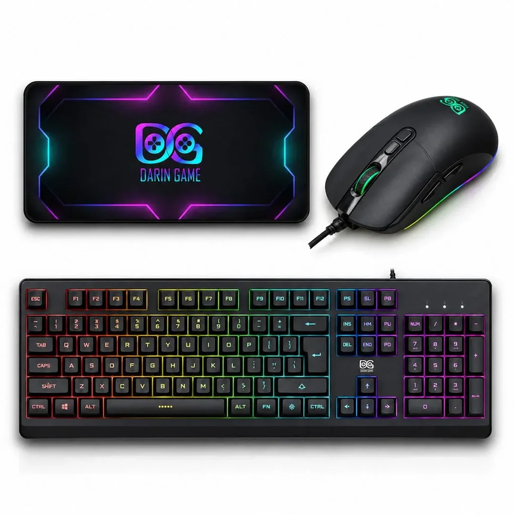 کومبو ألعاب 2 - DGK011 + ماوس باد + M020 ماوس
