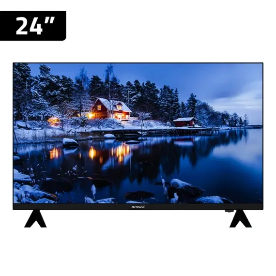 تلفزيون نيوال HDR-2400 24 بوصة HD Ready بإضاءة عالية مع HDMI و USB