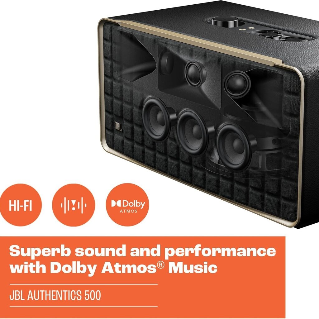 مكبر صوت منزلي ذكي Authentics 500 من JBL