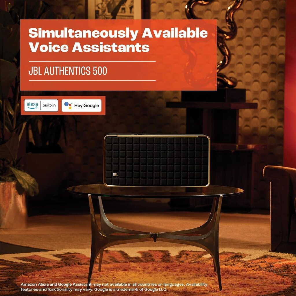 مكبر صوت منزلي ذكي Authentics 500 من JBL