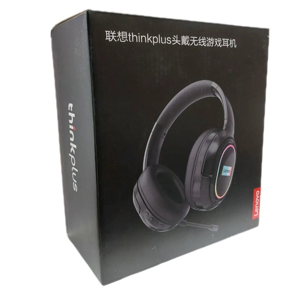 سماعة ألعاب لينوفو ثينك بلس (Lenovo Thinkplus) اللاسلكية مع ميكروفون مدمج وإضاءة RGB